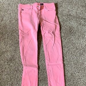 Stevie Ankle Pink Jeans